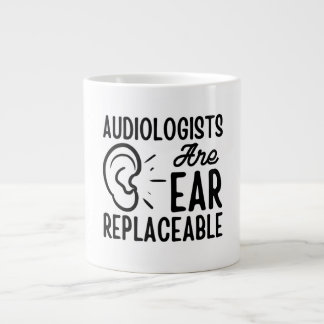 Audiologen zijn goed vervangbaar, grappige audiolo extra grote beker