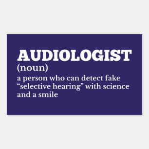 Audiologie Definitie Humor Sticker