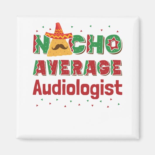 Audiologie Nacho Gemiddelde Audioloog Magneet (Voorkant)
