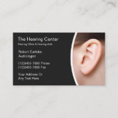 Audiologiste Ear Doctor Nomination Cartes de visit (Devant)