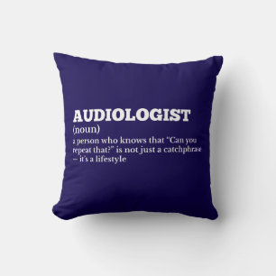 Audioloog Definition Humor Pillow Kussen
