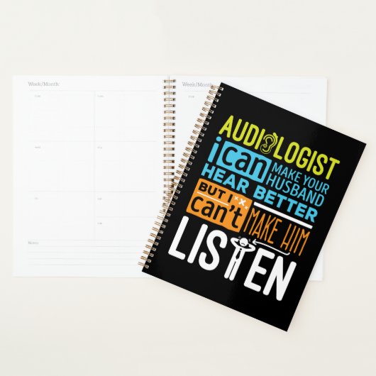 Audioloog Funny Audiology hoort beter Planner (Display)