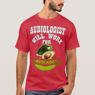 Audioloog zal werken voor Avocado 3 T-shirt