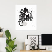 AudioPhile Rave Poster (Thuiskantoor)