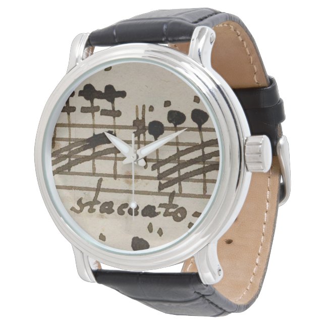 audiophiliacs.com BEETHOVEN STACCATO horloge (Gekanteld)