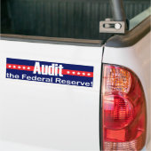 Audit van de FED-Bumpersticker Bumpersticker (Op Truck)