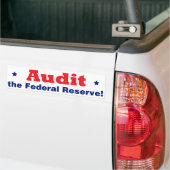 Audit van de FED-Bumpersticker Bumpersticker (Op Truck)