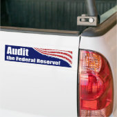Audit van de FED-Bumpersticker Bumpersticker (Op Truck)