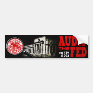 Audit van de Fed-Bumpersticker Bumpersticker