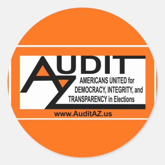 AuditAZ 3" Sticker Ronde (Voorkant)