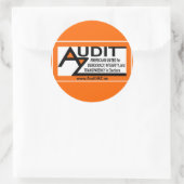 AuditAZ 3" Sticker Ronde (Tas)
