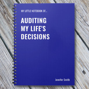 Auditing Mijn Leven Beslissingen Auditor Notitiebo Notitieboek
