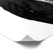 Auditivo blancoynegro poster (Hoek)