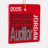 Auditor Extraordinaire CUSTOM Keramisch Ornament (Rechts)