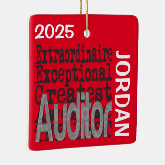 Auditor Extraordinaire CUSTOM Keramisch Ornament (Rechts)