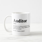 Auditor Funny Work Definitie Koffiemok (Links)