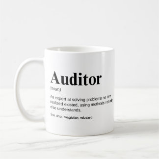 Auditor Funny Work Definitie Koffiemok