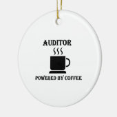 "Auditor" Powered by Coffee Keramisch Ornament (Links)