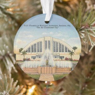 Auditorium municipal Sarasota, Floride Ornement
