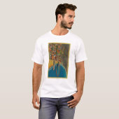 Auditorium, strand en regenboogpier t-shirt (Voorkant volledig)
