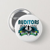 Auditors Gone Wild Ronde Button 5,7 Cm (Voorkant /achterkant)