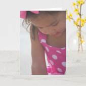 "Audrey" - Carte de voeux (Fleur jaune)