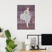 AUDREY : Mode Art Déco en gris et Rose (Bureau à domicile)