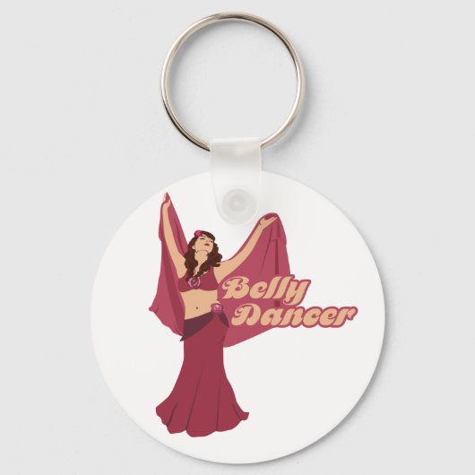 Audrey Roos Belly Dancer Sleutelhanger (Voorkant)