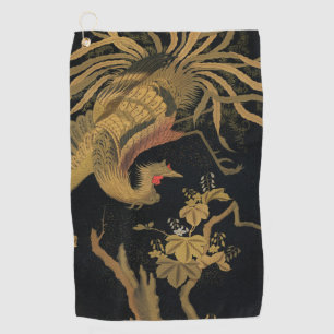Audsley Mythische Howo-vogel: 1884 Japanse Feniks Golfhanddoek