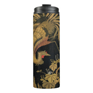 Audsley Mythische Howo-vogel: 1884 Japanse Feniks Thermosbeker