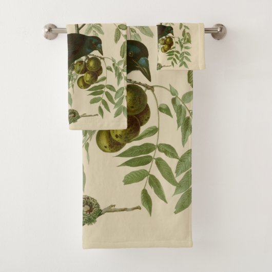 Audubon American Crow Black Bird (En situation)