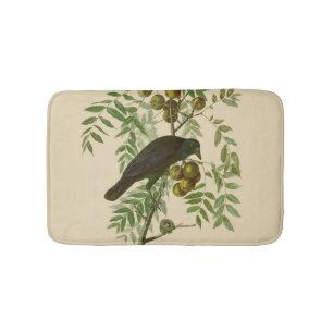 Audubon American Crow Black Bird Badmat