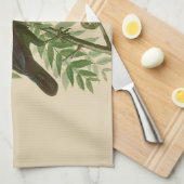 Audubon American Crow Black Bird Theedoek (Quarter Fold)