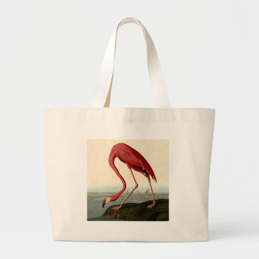 Audubon American Flamingo Grote Tote Bag (Voorkant)