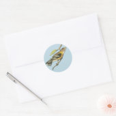 Audubon Avond Grosbeak Bird Art Stickers (Envelop)
