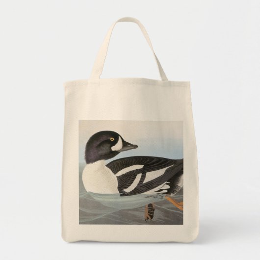 Audubon: Barrow's Goldeneye Tote Bag (Voorkant)