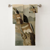 Audubon Belted Kingfisher Wildlife Bird Bad Handdoek (Insitu)