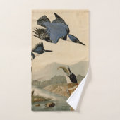 Audubon Belted Kingfisher Wildlife Bird Bad Handdoek (Handdoek)