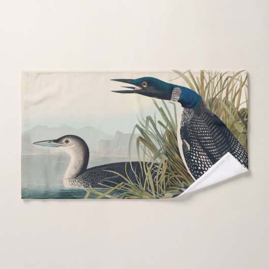 Audubon Bird Loon Diver Classic (Serviette à main)