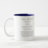 Audubon Bird Mok, Tufted Titmouse, 15 oz. Tweekleurige Koffiemok (Links)