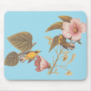 Audubon Blue Winged Yellow Warbler Bird Muismat