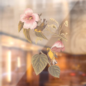 Audubon Blue Winged Yellow Warbler Bird Orna Raamsticker (Vel 2)