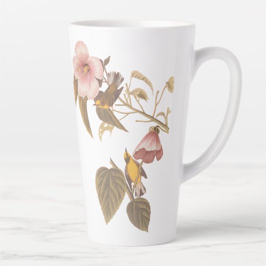 Audubon Blue-Winged Yellow Warbler Latte Mok (Rechts)