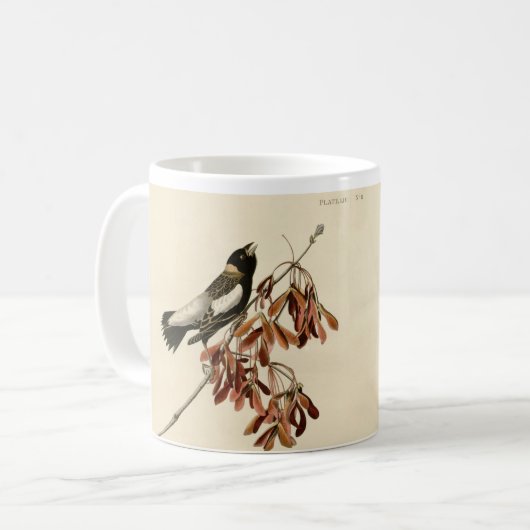 Audubon Bobolink-schenkende koffie Mok (Voorkant links)