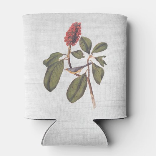 Audubon Bonaparte Flycatcher Songbird en Magnolia Blikjeskoeler (Achterkant)