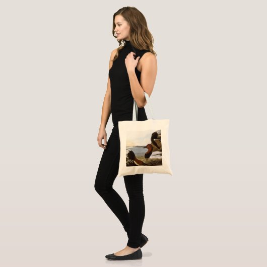 Audubon: Canvasback Tote Bag (Voorkant (model))