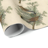 Audubon Cedar Waxwing Bird Cadeaupapier (Rol Hoek)