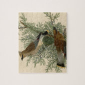 Audubon Cedar Waxwing Bird Legpuzzel (Verticaal)