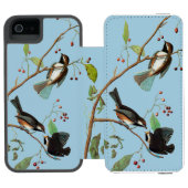 Audubon: Chickadee Incipio iPhone Portemonnee Hoesje (Agenda Open)