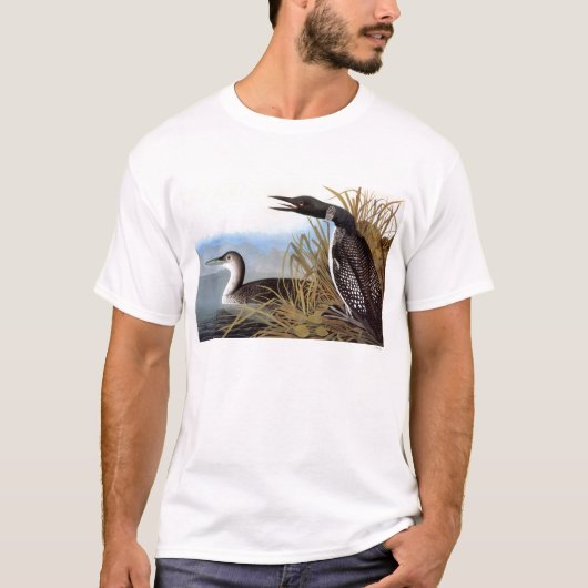 Audubon: Common Loon T-shirt (Voorkant)